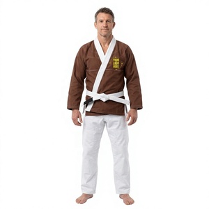 ชุดยูโดบราซิลเลี่ยนยิวยิตสู (BJJ Gi) ผ้าฝ้ายเนื้อมุก ทออย่างทนทาน ทรงหลวม สวมใส่สบาย ขายดีที่สุด คุณภาพเยี่ยม รับผลิตแบบ OEM ODM - Product Image 1