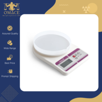 Balance de cuisine numérique avec écran LCD rétroéclairé, capacité 10 kg, piles AAA, arrêt automatique, contrôle des portions pour la pâtisserie à domicile, bol en plastique avec couvercle
