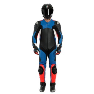Costume de course en cuir pour hommes Costume de course de moto en cuir personnalisé pour hommes en cuir véritable Combinaison de moto - Product Image 3