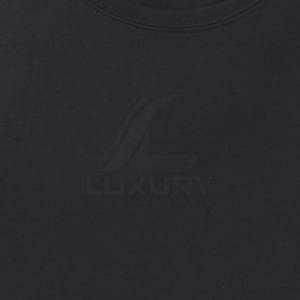 T-shirts pour hommes à la mode, logo personnalisé de haute qualité, style en tissu tricoté, écologique, respirant, col rond, manches courtes - Product Image 4