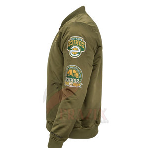 Chaquetas Bomber de Satén de Alta Calidad, Nueva Colección de Invierno, Fabricadas en Pakistán, Cuello Alto, Servicio OEM, Diseño Personalizado - Product Image 6