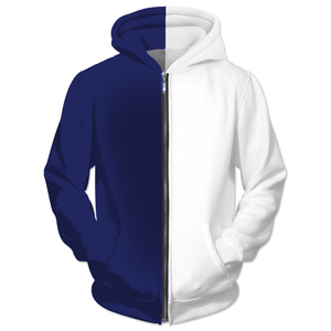 Sudadera de gran tamaño a la moda, sudaderas con capucha para hombre, Sudadera con capucha de bloque bordada, patrón de diseño sólido teñido liso, Invierno - Product Image 4