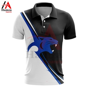 Polo tissu couleur et taille sublimation chemise dernière conception imprimé léopard pour hommes personnalisé polos à manches courtes - Product Image 5