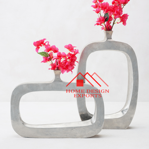 Vajilla de Metal Florero Moderno para Decoraciones de Sala de Estar Centros de Mesa Flor de Jardín - Product Image 2