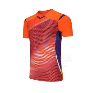 Uniforme de Tenis para Hombre de Primera Calidad, Estampado, Manga Corta, Logotipo Frontal, 100% Poliéster, Transpirable, Secado Rápido, Conjuntos para Deportes al Aire Libre - Product Image 3