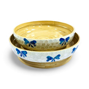 Vente en gros de bols classiques en nacre, commande en gros, incrustation de coquillages décoratifs, écologiques, naturels, Vietnam, cuisine, salle à manger - Product Image 2