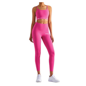 2025 Offres Spéciales Yoga ensembles Fitness pour femmes Gym Fitness deux pièces Yoga ensemble pour femmes entraînement Spandex Nylon Yoga Legging ensembles - Product Image 5