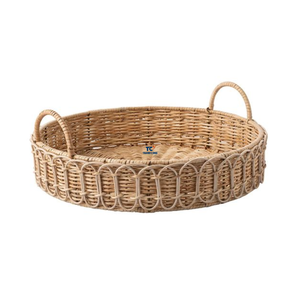 Vietnam Fabrication Thanh Cong Marque Design Moderne Haute Qualité Plateau De Service En Rotin Naturel pour Restaurants Cuisine Décorative - Product Image 2