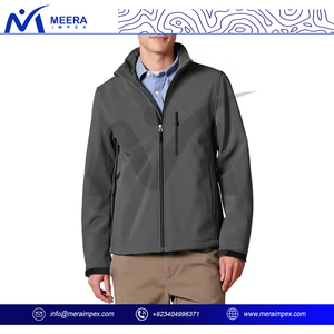 Chaqueta Softshell impermeable para hombre, abrigo de senderismo al aire libre a prueba de viento, soporte bordado, cálido, transpirable, táctico, para invierno - Product Image 2