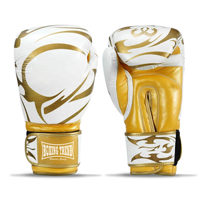 Personnalisable propre marque professionnel Durable peau de vache cuir MMA gants confortable grappling combat formation gants de boxe - Product Image 5