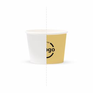 แก้วกระดาษขนาด 120 ซีซี "ประหยัด" - แบบพิมพ์ลายเต็มฐาน - Product Image 2