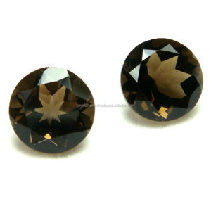 Quartz fumé de qualité supérieure personnalisé mélange taille damier à facettes coupe brésilienne pierres précieuses en vrac forme mixte brun Quartz fumé OEM - Product Image 4