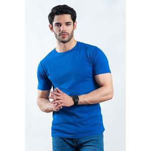 180g Cotton Crew Neck Men's Short Sleeve T Shirt Loose Fit Hip Hop Style Anti Wrinkle Breathable OEM ODM Custom Logo Wholesale - Product Image 3