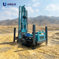 Foreuse hydraulique portable pour puits d'eau de 400 m en bon état – Machine de forage profond pour puits d'eau