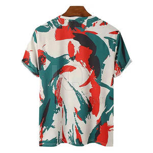 T-shirt pour homme à sublimation graphique, 100% polyester, léger, écologique, séchage rapide, tissu confortable pour une mode décontractée - Product Image 2