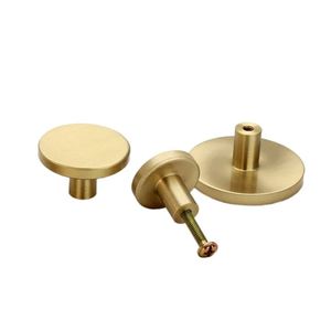 High Quality Solid Brass Mini <b>Knobs</b> Gold Pulls <b>Knob</b> Usage Home Dresser <b>Door</b> Cabinet Handmade <b>Decorative</b> Kitchen Handle Wholesale - Product Image 1