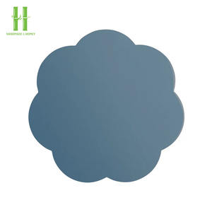 BEST SELLER OEM Lacquer <b>Placemat</b> Handpainted Lacquer Serving Tray Scalloped Tray Table Centerpieces Decoration Handmade - Product Image 4