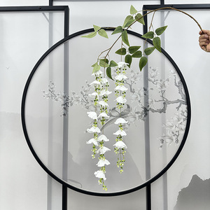 Campanule Artificiali Stile <span class=keywords><strong>Giardino</strong></span> di Monet - Composizione Floreale per Soffitto di Sale <span class=keywords><strong>da</strong></span> Matrimonio - Product Image 1