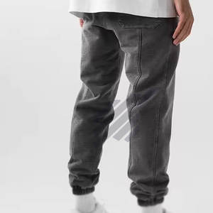 กางเกงเอวยางยืดน้ำหนักเบาสำหรับผู้ชายกางเกงซักแบบลำลองดีไซน์ล่าสุด - Product Image 5