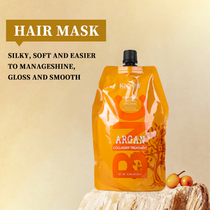 Mascarilla para el cabello en bolsas Karseell BNC <span class=keywords><strong>Argen</strong></span> <span class=keywords><strong>Oil</strong></span> Protect Color Repair Colleagen Mejora la mascarilla hidratante para el cabello - Product Image 4