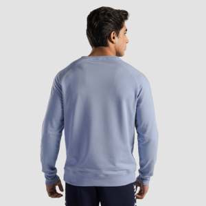 เสื้อสเวตเตอร์ผ้าโพลีเอสเตอร์ผ้าเกล็ดปลาสีฟ้ามีซิปขนาด XXS XS S M L XXL XXXL สำหรับออกกำลังกายในยิม - Product Image 3