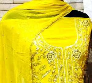 Trajes de fiesta bordados a mano sin costuras de diseñador moderno para mujer, moda india, fiestas de estilo tradicional hacia adelante - Product Image 2