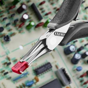 Alicates Electrónicos Knipex con Cabeza ESD, Mangos Pulidos a Espejo y Agarres Multicomponentes - Product Image 3