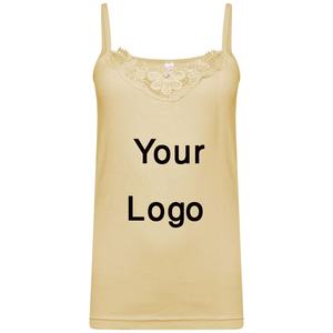 2021 meilleure vente personnalisé imprimé Polyester débardeur pour les femmes Europe vente chaude Sexy Sublimation blanc dentelle décoration formelle - Product Image 1