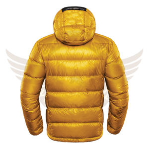 Chaqueta de bombardero de burbujas de invierno superbrillante para hombre, impermeable, transpirable, con cuello levantado, logotipo frontal personalizable, acolchado grueso, venta al por mayor - Product Image 4