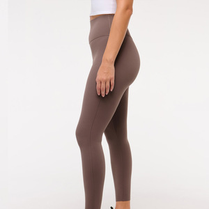 Custom Logo <b>Women</b> High Waist Tummy Control Yoga <b>Leggings</b> Girls Outwork Gym Training Yoga Pants Solid Pockets Sports Pants - Product Image 4