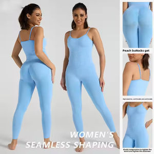 Hexin Dropshipping Body sculptant respirant en Lycra, décontracté, contrôle du ventre, amincissant, body de fitness pour femmes - Product Image 3