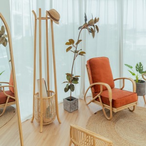 Perchero de ratán para ropa, soporte de madera para zapatos, el mejor fabricante, precio de Vietnam - Product Image 6