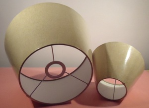 โคมไฟผ้าลินินที่ทันสมัยหรูหราทำด้วยมือ E27/E26พอดีแสงไฟอ่อนสำหรับห้องนั่งเล่น - Product Image 2