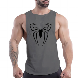 Camiseta sin mangas con estampado de Hip Hop para hombre, camiseta sin mangas de baloncesto de algodón/bambú transpirable para gimnasio al aire libre, deporte Nasi, verano, secado rápido - Product Image 3