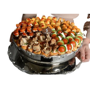 Finest Quality <b>White</b> Metal <b>Chocolate</b> Serving Bowl Eco-Friendly Modern for Hotel Restaurant Catering Sweet Dessert Dish For Sale - Product Image 2