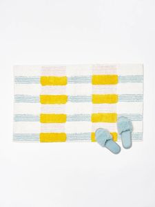 ITHL Luxury Multi Color Wholesale Custom Bath Mat Quick Dry Designer Bath Rugs Cotton with Machine Made Technics for Bathrooms - Product Image 3