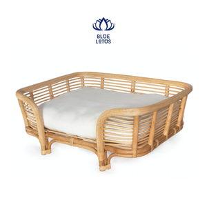 Lit pour animaux de compagnie en rotin écologique - Product Image 4