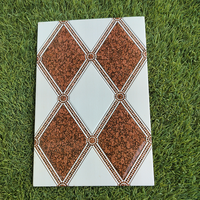 Carreaux muraux en céramique imprimés numériques Design quadrilatère 20X30cm Parquet Surface lisse et brillante pour l'intérieur pour les murs de la salle de bain