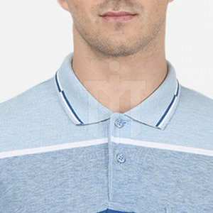 Polo Slim Fit de qualité supérieure pour homme Tissu tricoté respirant en solde - Product Image 3