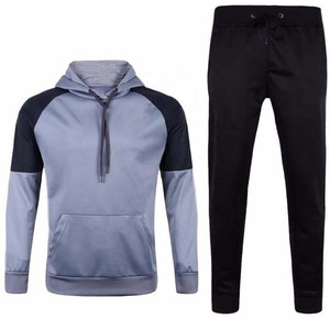 Térmico 100% algodón Material personalizado Todos los tamaños Sudadera con capucha y pantalones de chándal Conjuntos de Jogger Entrenamiento Jogging Wear Chándales - Product Image 6
