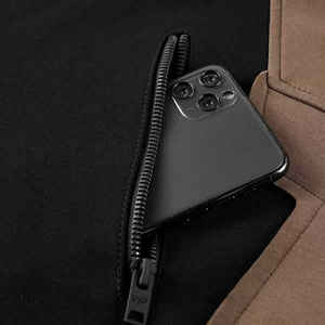 Harajuku personnalisé Hiphop Streetwear Cyberpunk Techwear pull à capuche fermeture éclair tricoté méthode de tissage imprimé motif grande taille hommes - Product Image 4