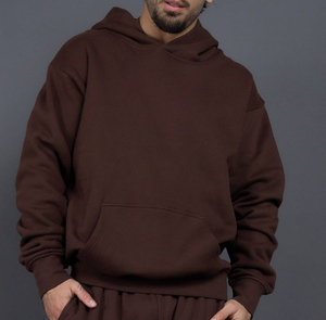 Chándal holgado de moda para hombre, conjunto de ropa de dos piezas de ajuste relajado, sudadera, Top y pantalones, perfecto para ropa informal - Product Image 2