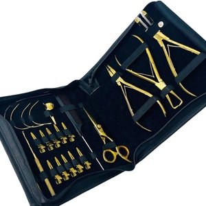 Kit d'outils pour extensions de cheveux en acier inoxydable, ensemble de 4 pinces multifonctions pour extensions de cheveux - Product Image 4