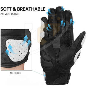 ถุงมือมอเตอร์ไซด์สำหรับผู้ชายและผู้หญิงถุงมือมอเตอร์ไซด์แห้งเร็ว - Product Image 3