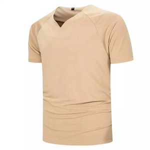 Ensemble de 2 pièces pour hommes, Logo personnalisé, couleur grise, short, vente en gros, broderie personnalisée, imprimé, Gym, col en V, vêtements d'été - Product Image 5