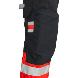 Traje de Rescate de Invierno Unisex de Algodón/Poliéster de Alta Resistencia, Alta Visibilidad, Ignífugo, Overol Nomex Impermeable, Reflectante, de Seguridad ANSI - Product Image 3