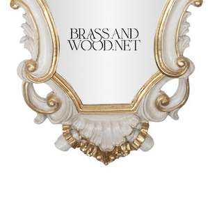 Consola de Pared Clásica de Lujo con Espejo Ornamentado - Product Image 4