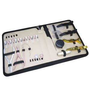 Service OEM Kit d'extension de cheveux de qualité supérieure pour le travail en salon avec petits ciseaux, petit pot de perles pour le travail en salon - Product Image 2