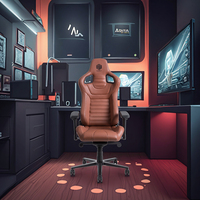 Chaise de jeu Hobot à hauteur réglable certifiée BIFMA, accoudoirs 4D de haute qualité