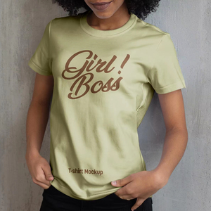 T-shirt à manches courtes anti-boulochage pour femme 100% coton biologique couleur unie doux jersey tricoté Streetwear imprimé brodé - Product Image 3